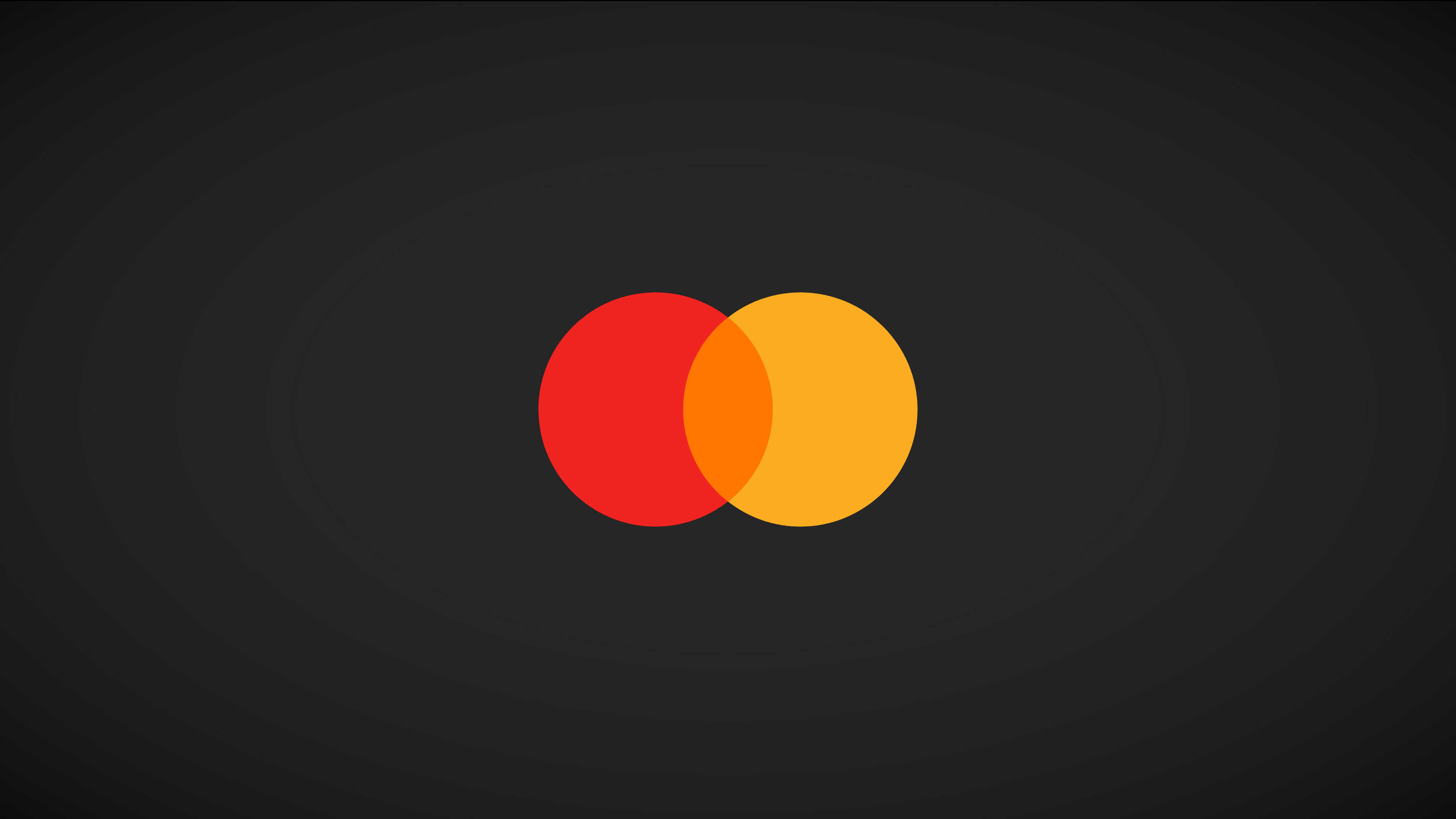 MasterCard logo on a dark background
