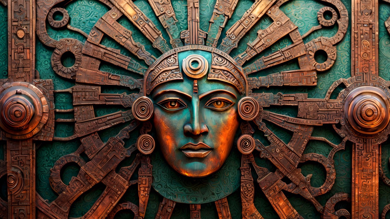 Aztec Sun God